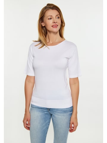 usha BLUE LABEL Damen T-Shirt in WEISS