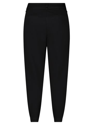 BETTY & CO Casual-Hose mit Bindegürtel in Schwarz