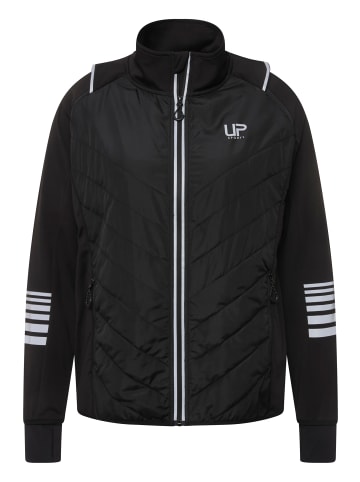 Ulla Popken Sweatjacke in schwarz