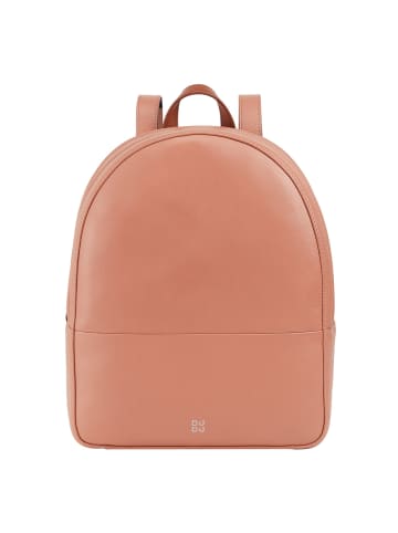 DuDu City Rucksack Leder 26,5 cm in rosa flamingo