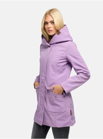 Marikoo Softshellmantel Mayleen in Dark Lilac