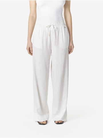 KOROSHI Damen-Leinen-Jogginghosen in weiß