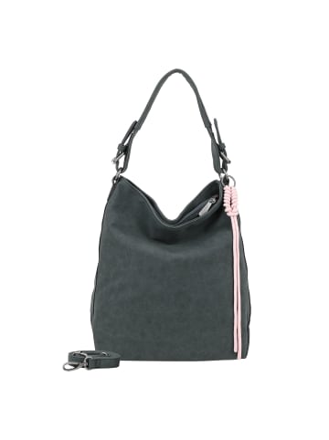 Fritzi aus Preußen Bitzi01 Suede Jacky Schultertasche 34 cm in night blue