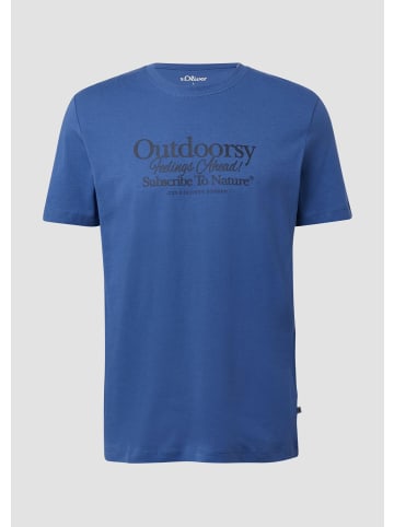 s.Oliver T-Shirt in 55D2_royalblau