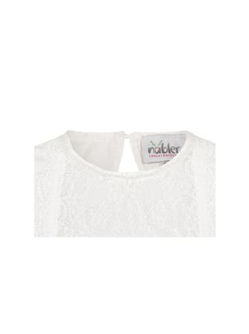 Nübler Dirndlbluse Kurzarm Emanuelle in Creme