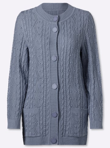 WITT WEIDEN Strickjacke in taubenblau