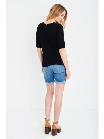 PULZ Jeans Strickpullover PZSARA Regular fit in Black Beauty