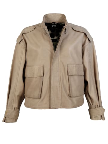Maze Lederjacke 42020132 in taupe