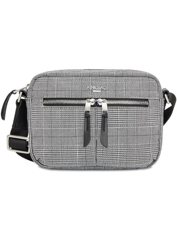 Knomo Mayfair Avery Umhängetasche RFID 21 cm in grey check