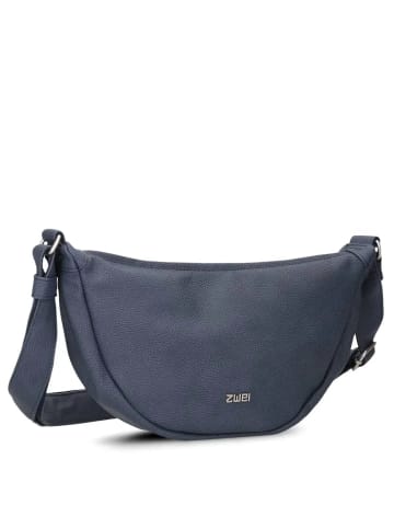 Zwei Mademoiselle M50 - Umhängetasche 32 cm (sand) in nubuk-blue