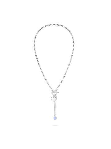 FYNCH-HATTON Halskette Heart x Cabochon in silber