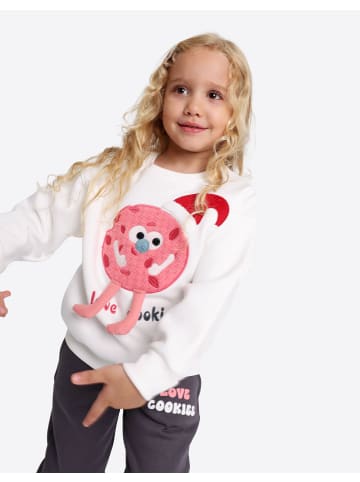 SOLANG Freizeitanzug in Offwhite Dunkelgrau