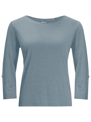 Jack Wolfskin T-Shirt Coral Coast in Rauchblau