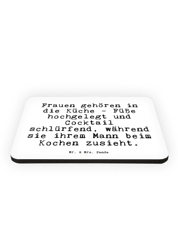 Mr. & Mrs. Panda magnet Frauen gehören in die... mit Spruch in Weiß