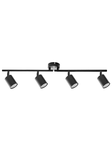 Beliani Deckenleuchten NYANDO in Schwarz - (W) 68 x (H) 17 x (L) 8 cm