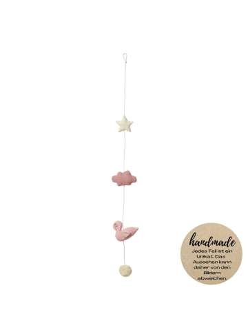 nordic coast company Wandgirlande Musselin Schwan Small