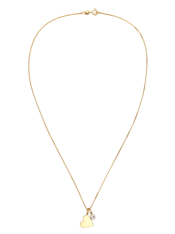 Elli Halskette 925 Sterling Silber Herz in Gold