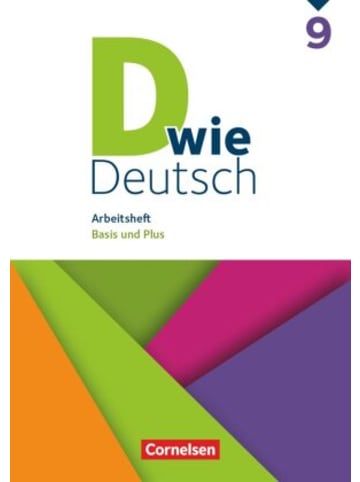 Cornelsen Verlag Buch - D wie Deutsch - Arbeitshefte - Basis und Plus - 9. Schuljahr