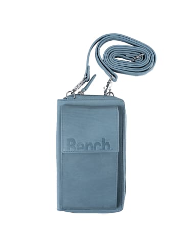 Bench Handytasche Leder 11 cm in rauchblau