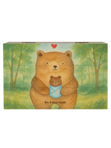 Mr. & Mrs. Panda Aufbewahrungsbox Bär Baby Design ohne Spruch in Weiß