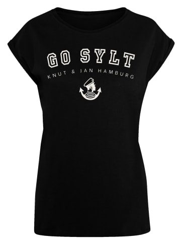 F4NT4STIC Extended Shoulder T-Shirt PLUS SIZE  Go Sylt in schwarz