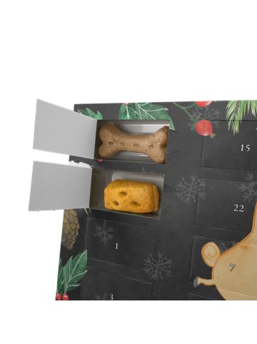 Mr. & Mrs. Panda Adventskalender Hund Mops Verliebt mit Spruch in Kreidetafel