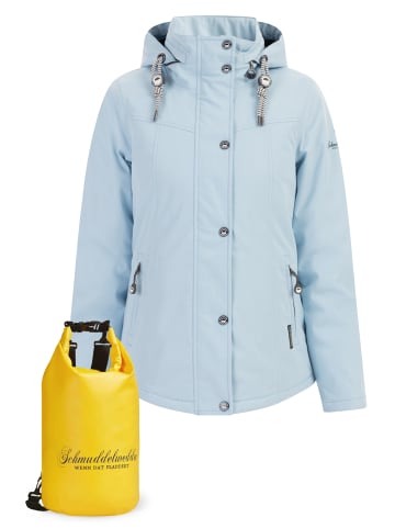 Schmuddelwedda Anorak + Tagesrucksack - Set in Eisblau