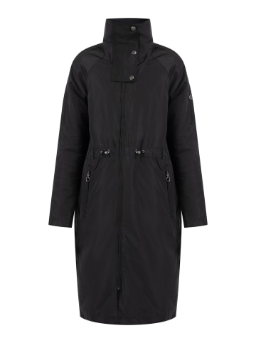 DreiMaster Maritim Damen Übergangsmantel - Recyceltes Material in Schwarz