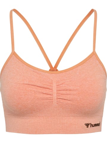 Hummel Hummel T-Shirt Hmlci Yoga Damen Dehnbarem Atmungsaktiv Schnelltrocknend Nahtlosen in CANYON SUNSET MELANGE