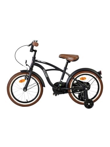 Volare Kinderfahrrad Blue Cruiser 16 Zoll in schwarz