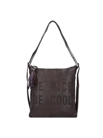 TASCHENDIEB Paniglgasse 4 Schultertasche Leder 33 cm in schoko
