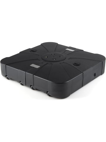 COSTWAY Sonnenschirmständer mit Rollen 170kg befüllbar in Schwarz