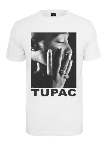 Merchcode Merchcode Herren Tupac Profile Tee in white