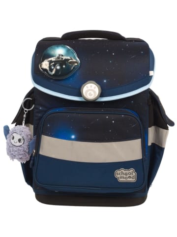 SCHOOL-MOOD Schulranzenset 7-tlg. Timeless Pro Moritz Weltall in dunkelblau