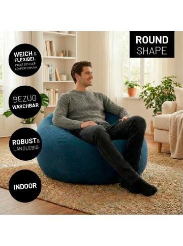 Lumaland Sitzsack Comfort 315l dunkelblau   Blau