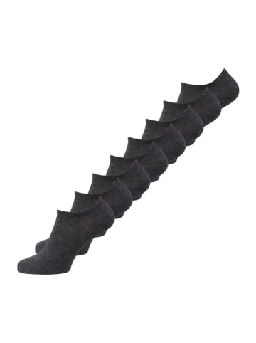NUR DER Sneakersocken Baumwolle in anthrazitmel.