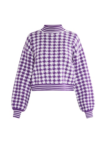 faina Damen Strickpullover in Dunkellila
