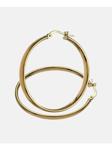 Vanlere Creolen aus 375 Gelbgold