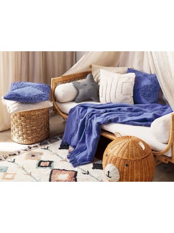 Beliani Kuscheldecke KHARI in Violett - (W) 125 x (H) 1 x (L) 150 cm