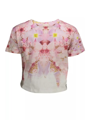Desigual Schwarz Pink Baumwolle Tops & T-Shirt