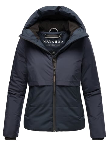 Navahoo Steppjacke Liebesküken XIV in Navy
