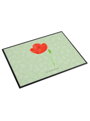 Mr. & Mrs. Panda schreibauflage Blume Mohnblume ohne Spruch in Blattgrün