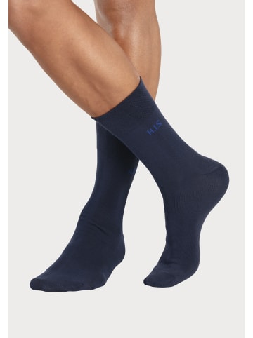 H.I.S Socken in navy, jeansblau-meliert, dunkel jeans-meliert