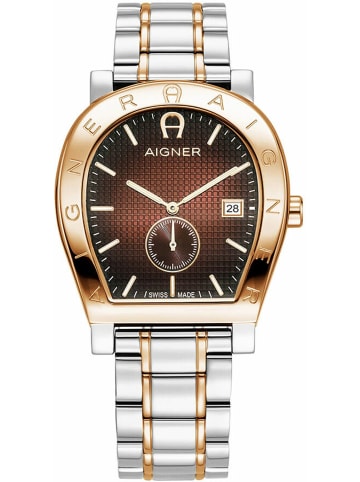 Aigner Quarzuhr für Herren in silber