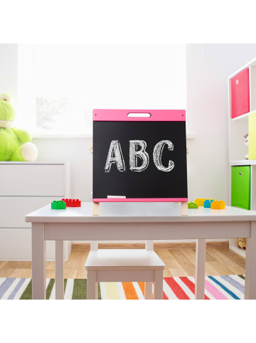 relaxdays Kindertafel in Pink