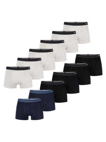 VIP Retro Boxer Premium Jersey Stretch in 3grey,2black,navy