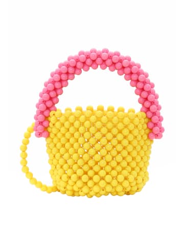 KOOSH Handtasche in Gelb Pink Mehrfarbig