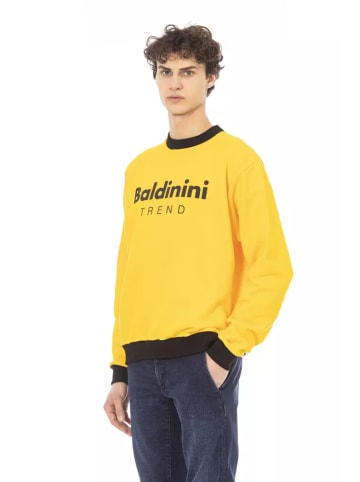 Baldinini Trend Zweifarbig Gelb Baumwolle Herren Pullover