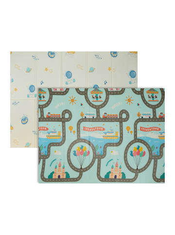 relaxdays Spielmatte "Astronaut" in Bunt - (B)200 x (T)150 cm