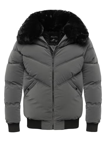Amaci&Sons Winterjacke AUGUSTA in Dunkelgrau